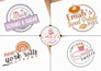 design cake, desserts, cookie, candy, bakery logo